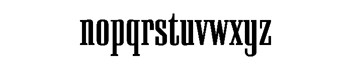 Pall Mall Bold Font LOWERCASE