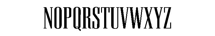 Pall Mall Light Titling Font UPPERCASE