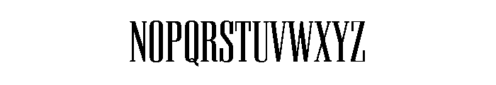 Pall Mall Light Titling Font LOWERCASE