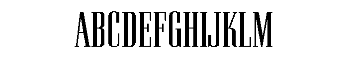 Pall Mall Light Font UPPERCASE