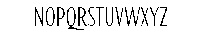 Palomino Sans One Clean Font LOWERCASE