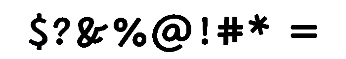 Palomino Sans Two Clean Font OTHER CHARS