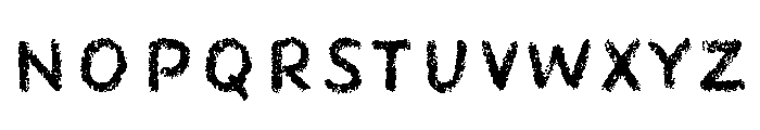 Palomino Sans Two Rough Font LOWERCASE