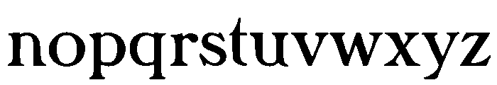 Pan Am Regular Font LOWERCASE