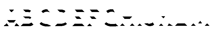 Panini 3D Bottom Font UPPERCASE