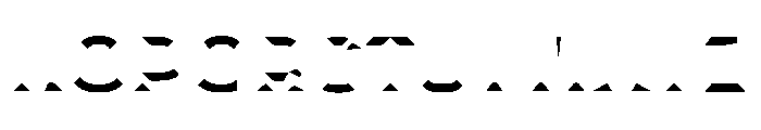 Panini 3D Bottom Font UPPERCASE