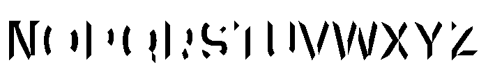 Panini 3D Left Font UPPERCASE