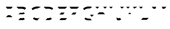 Panini 3D Top Font UPPERCASE