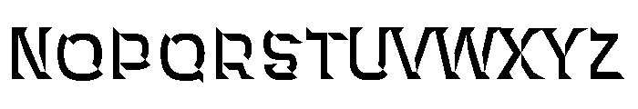 Panini Beveled Shadows Font UPPERCASE