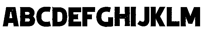 Panini Filled Pressed Font UPPERCASE