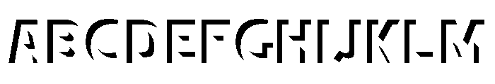 Panini Inner Shadow Font UPPERCASE