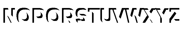 Panini Inner Shadow Font UPPERCASE