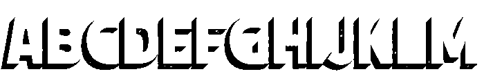 Panini Perspective Rough Font UPPERCASE