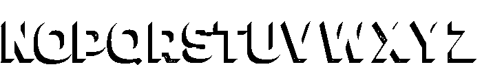 Panini Perspective Rough Font UPPERCASE