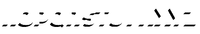Panini Perspective Shadow Font UPPERCASE