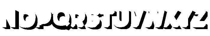 Panini Shadow Font UPPERCASE