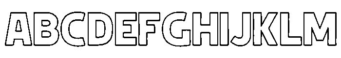 Panini Stroke Rough Font UPPERCASE
