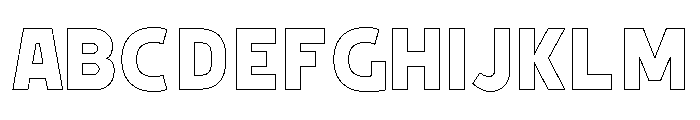 Panini Stroke Font UPPERCASE