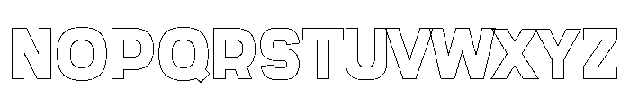 Panini Stroke Font UPPERCASE