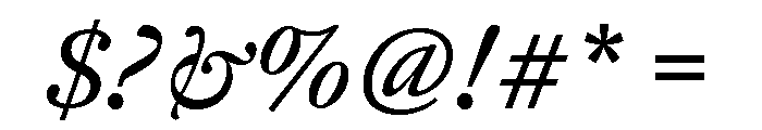 Panta Display Bold Italic Font OTHER CHARS