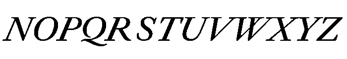 Panta Display Bold Italic Font UPPERCASE