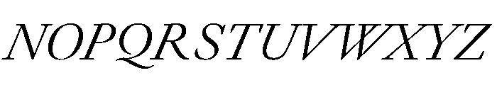 Panta Display Light Italic Font UPPERCASE