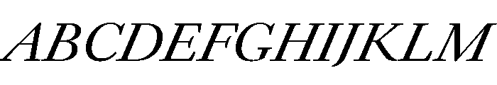 Panta Display Regular Italic Font UPPERCASE