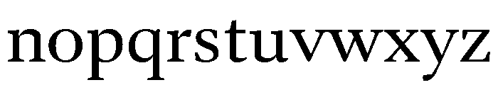 Panta Display Regular Font LOWERCASE