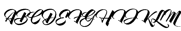 Pantera Black Left Font UPPERCASE