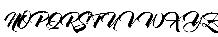Pantera Black Left Font UPPERCASE