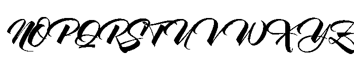 Pantera Black Right Font UPPERCASE