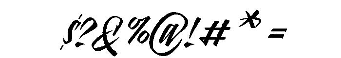 Pantera Capitals Font OTHER CHARS