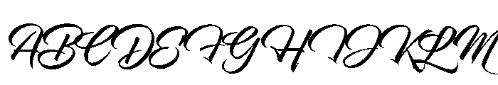 Pantera Regular Font UPPERCASE
