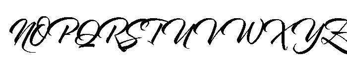 Pantera Regular Font UPPERCASE