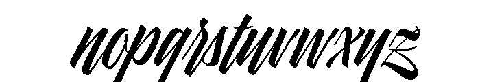 Pantera Regular Font LOWERCASE
