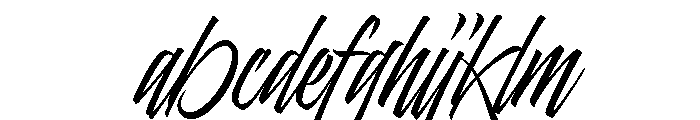 Pantera White Black Caps FONT