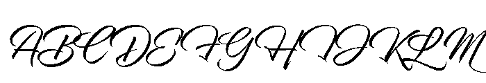 Pantera White Font UPPERCASE