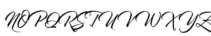 Pantera White Font UPPERCASE