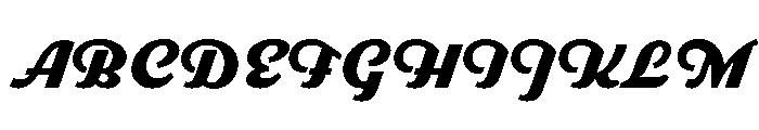 Parkside Black Font UPPERCASE