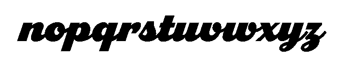 Parkside Black Font LOWERCASE