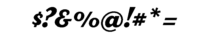Parkside Bold Font OTHER CHARS