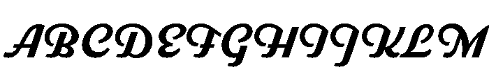 Parkside Bold Font UPPERCASE