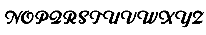 Parkside Bold Font UPPERCASE