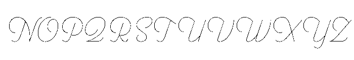 Parkside Hairline Font UPPERCASE