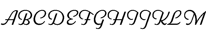 Parkside Light Font UPPERCASE