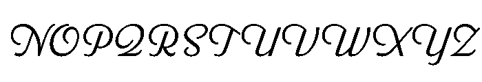 Parkside Light Font UPPERCASE