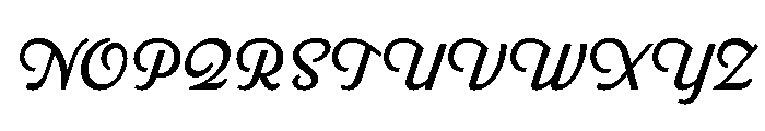 Parkside Regular Font UPPERCASE