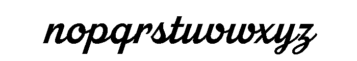 Parkside Regular Font LOWERCASE