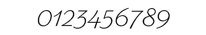 Parkside Thin Font OTHER CHARS