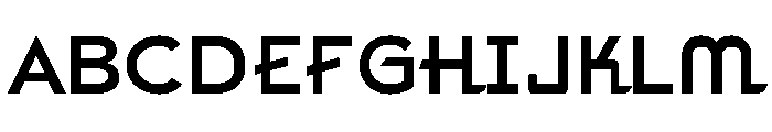 Parkway Motel Regular Font UPPERCASE